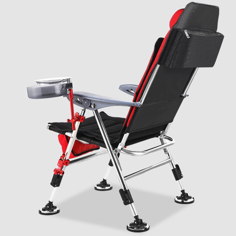 Quality Outdoor Camping Chairs - Cadeira de pesca dobrável e retrátil