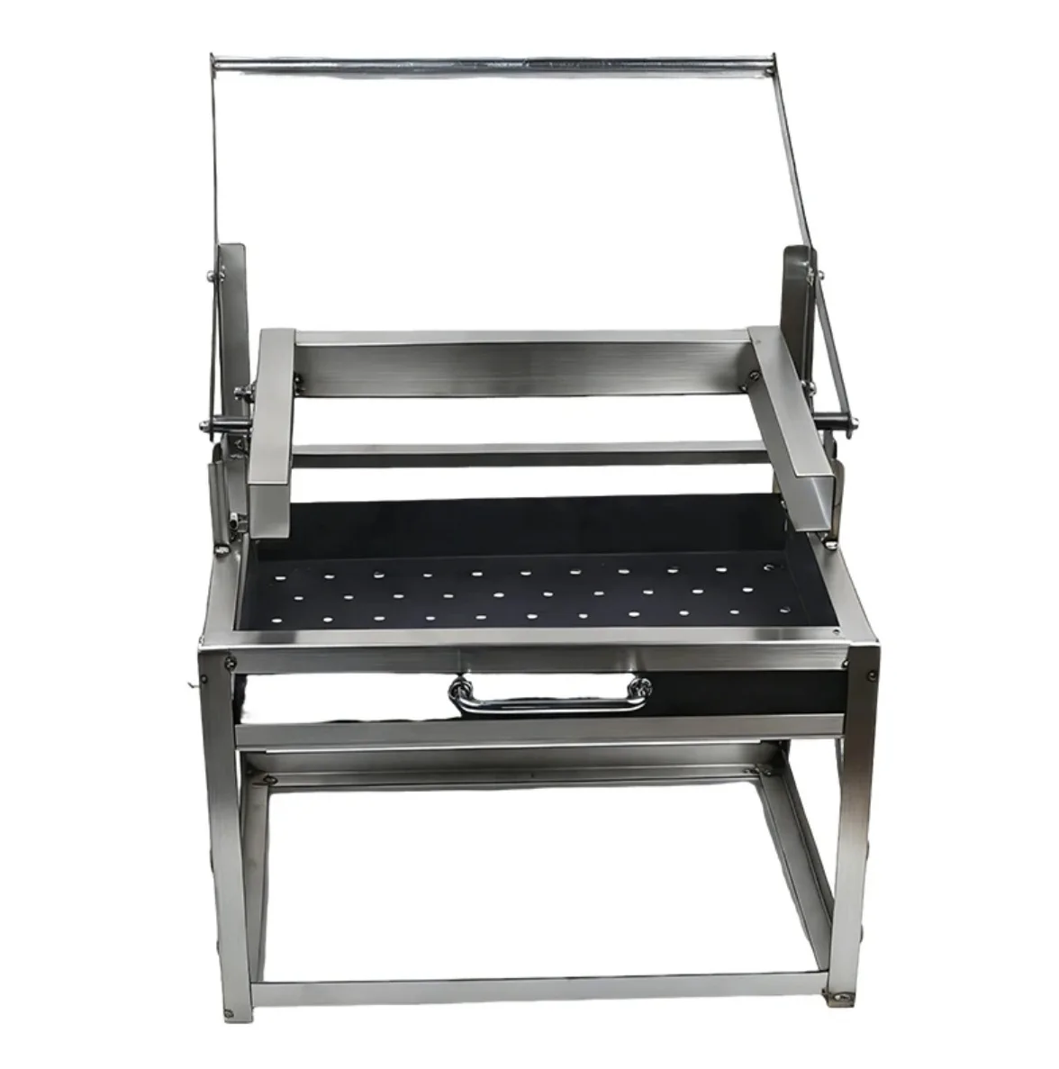 Outdoor Camping Oven - Churrasqueira Durável com Rotação Automática, Forno