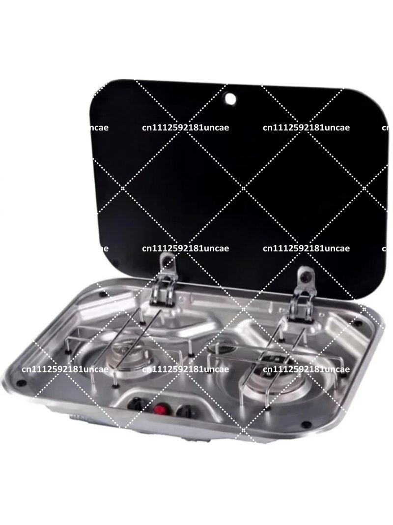 Outdoor Camping Stove Wood - Fogão a Gás Duplo de Aço