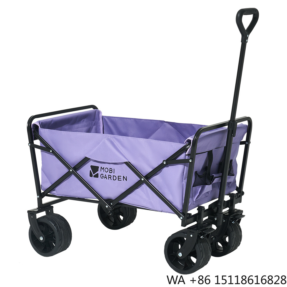Outdoor Camping Vehicle - Carrinho Portátil Dobrável de Quatro Rodas