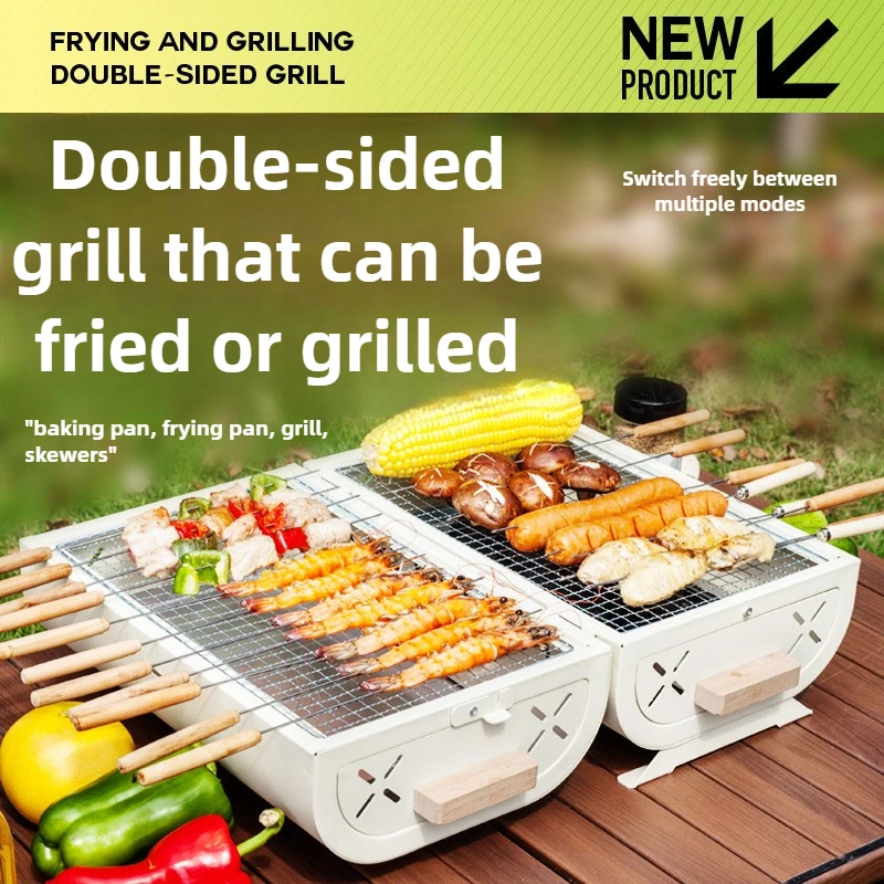 Outdoor Camping Oven - Forno de Churrasco Doméstico Portátil para