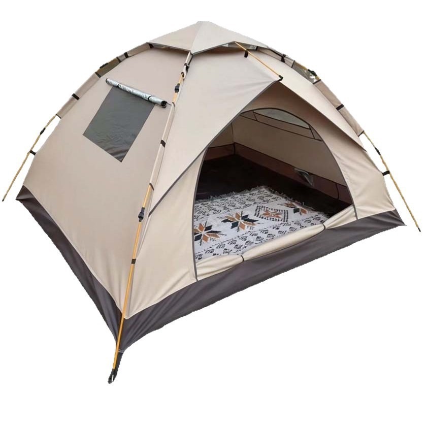 Outdoor Camping Automatic Quick Opening Tent - Barraca de Camping Impermeável para 3-4