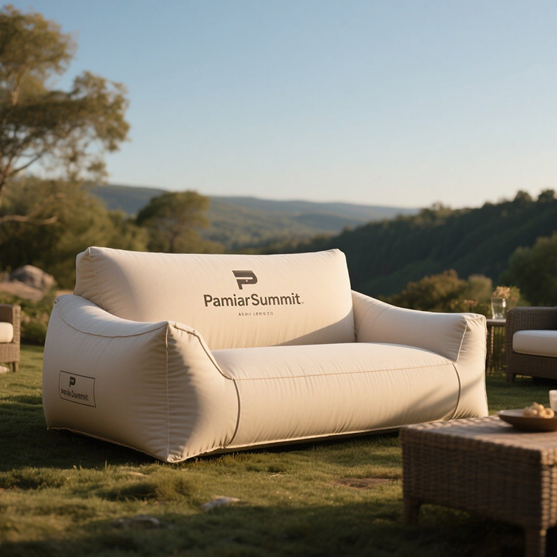 Outdoor Camping Lounge Chairs - Sofá Inflável Automático, Colchão de Ar