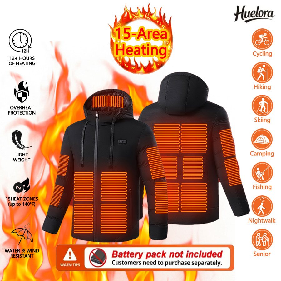 Outdoor Camping Jacket - Huelora 11 área jaqueta aquecida masculina