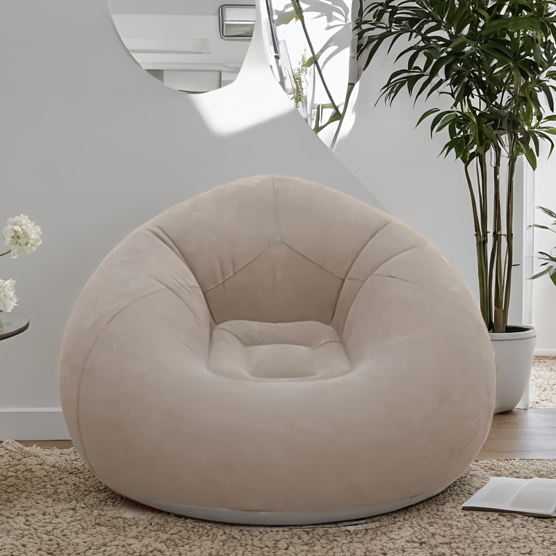 Outdoor Camping Lounge Chairs - Cadeira inflável flocada do sofá do