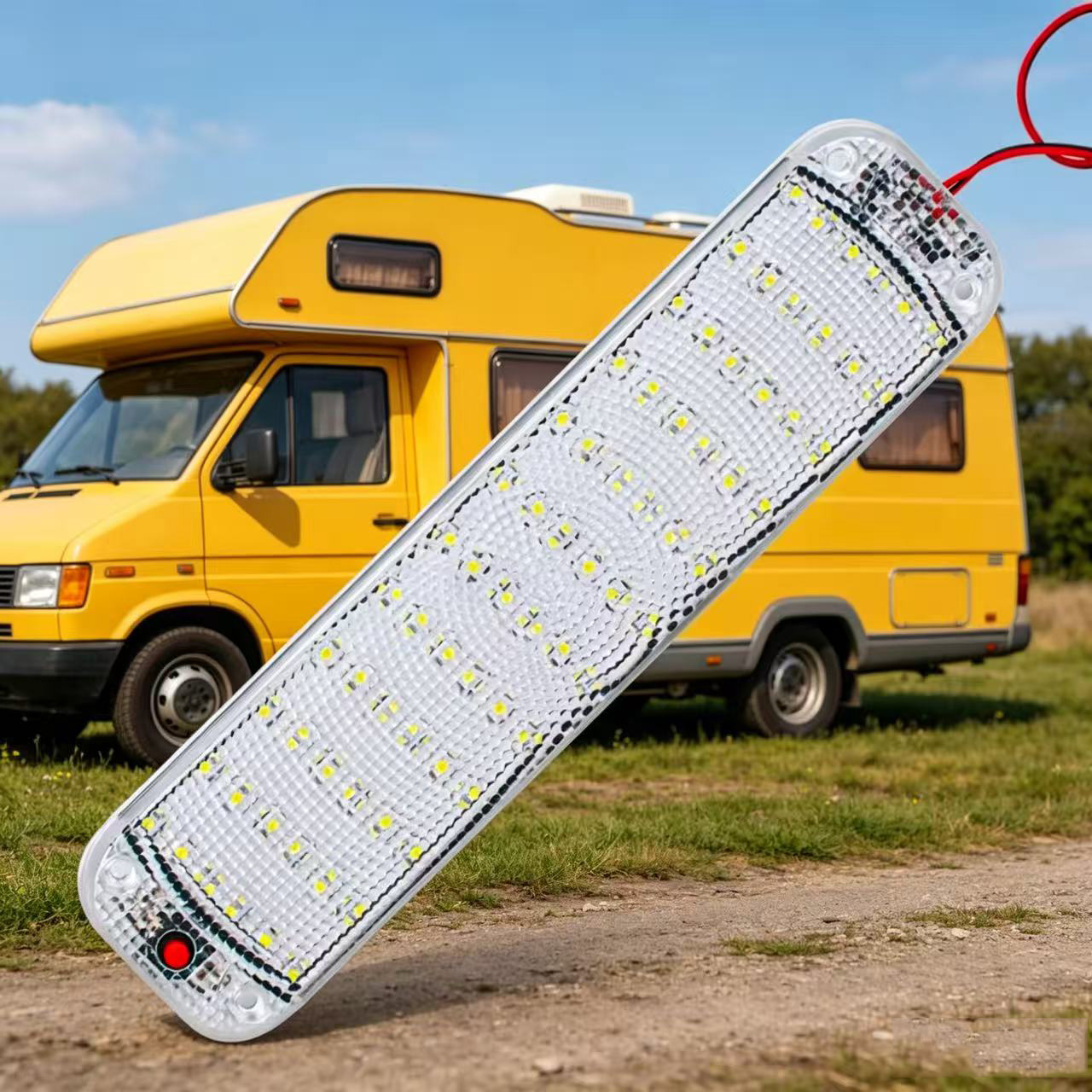 Luz de Teto Fixa 72LED para Ca - Outdoor Camping Vehicle avaliação e preço