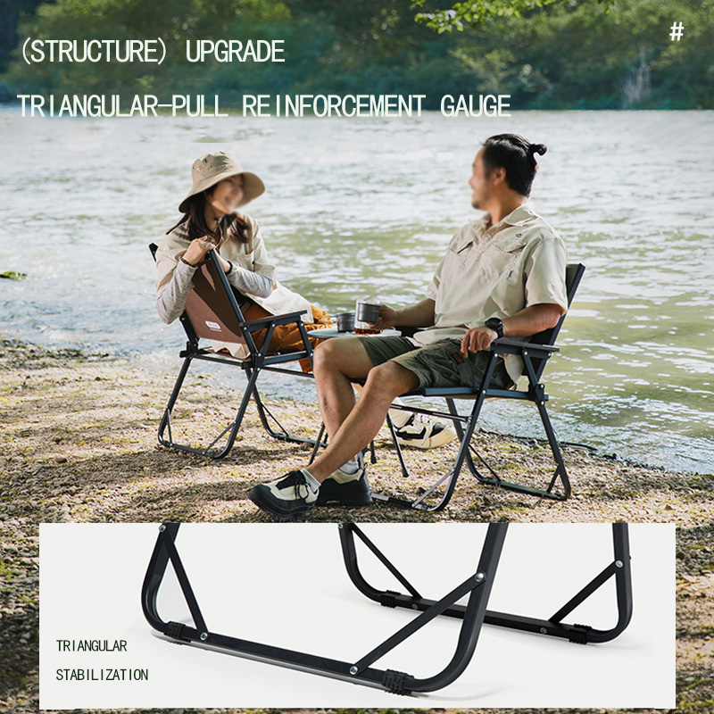 BISINNA Cadeira dobrável para  - Outdoor Camping Lounge Chairs avaliação e preço