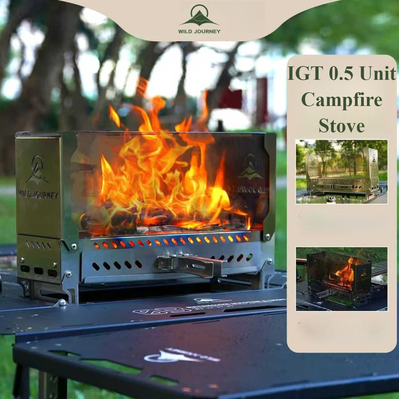 SmiloDon Camping Dobrável Bras - Outdoor Camping Oven avaliação e preço