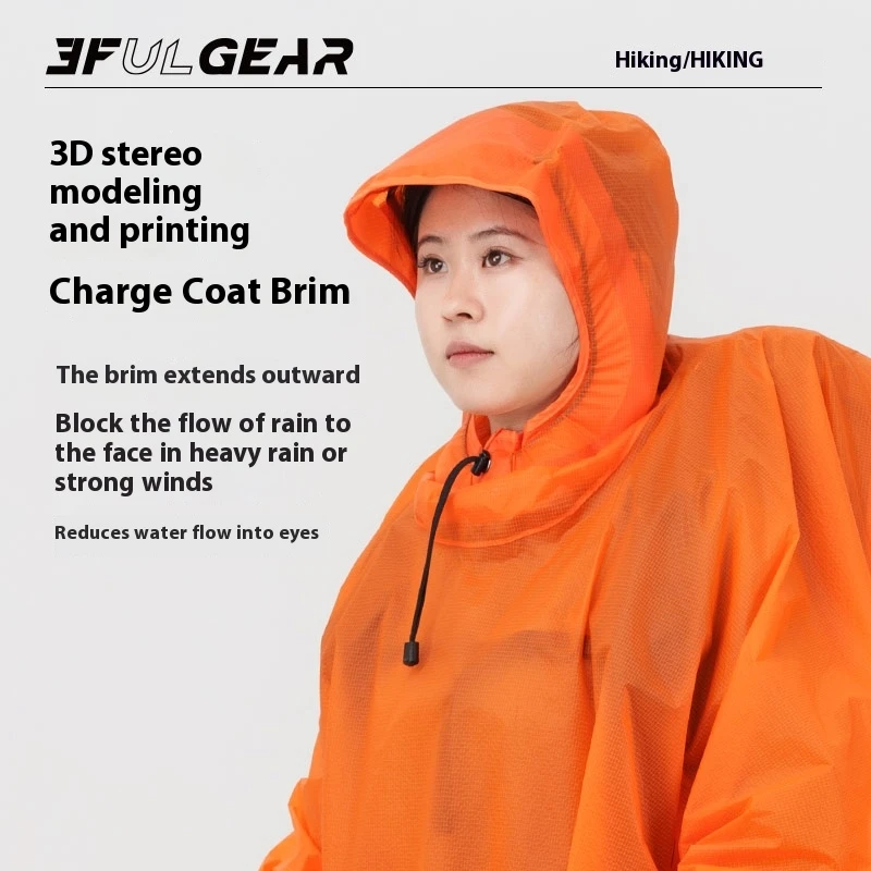 Capa de Chuva Ultralight 3 em  - Camping Rain Poncho avaliação e preço