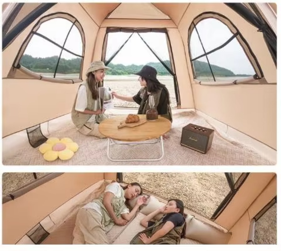 Tenda de Teto Inflável Portáti - Outdoor Camping Automatic Quick Opening Tent avaliação e preço