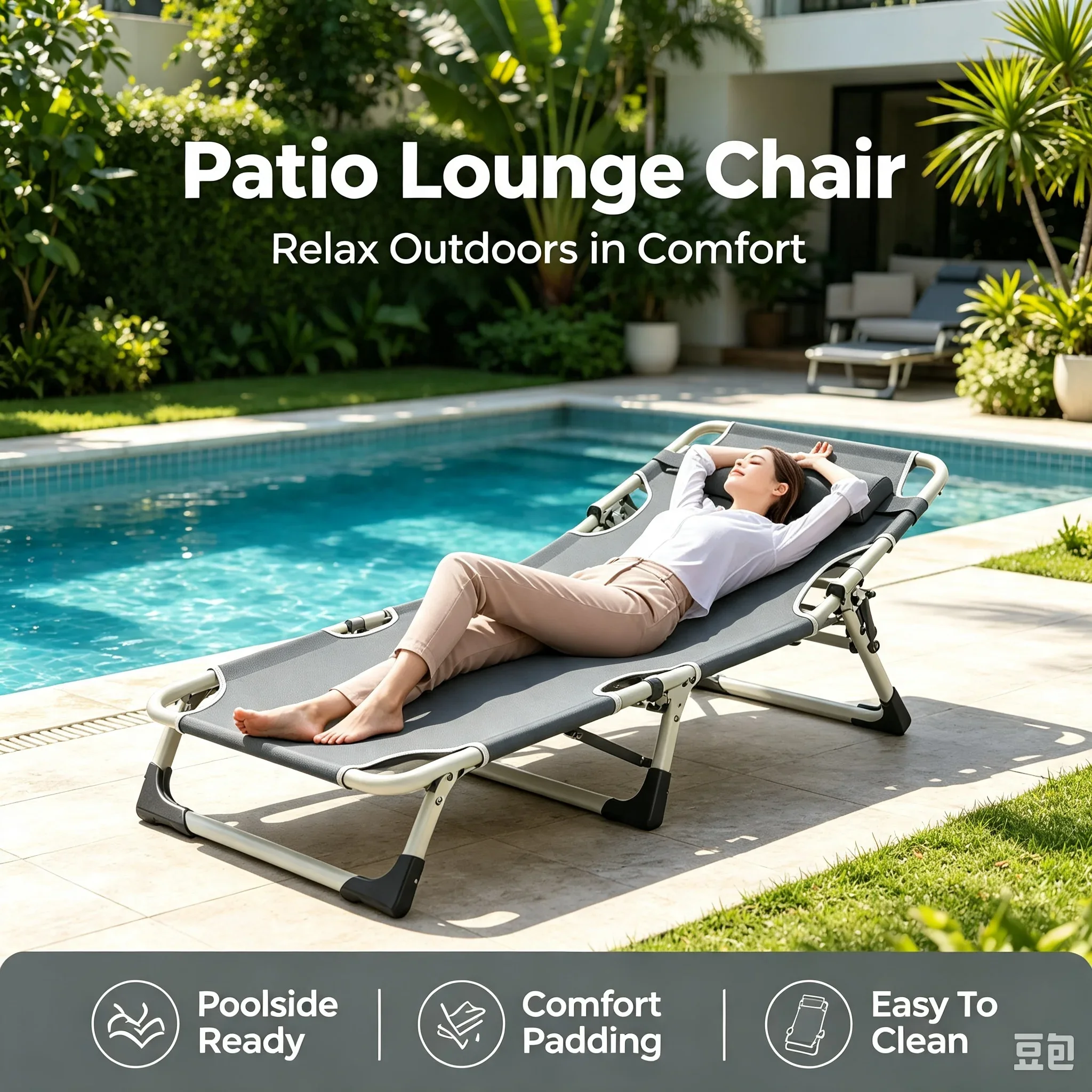 Cadeira de Descanso Dobrável p - Outdoor Camping Lounge Chairs avaliação e preço