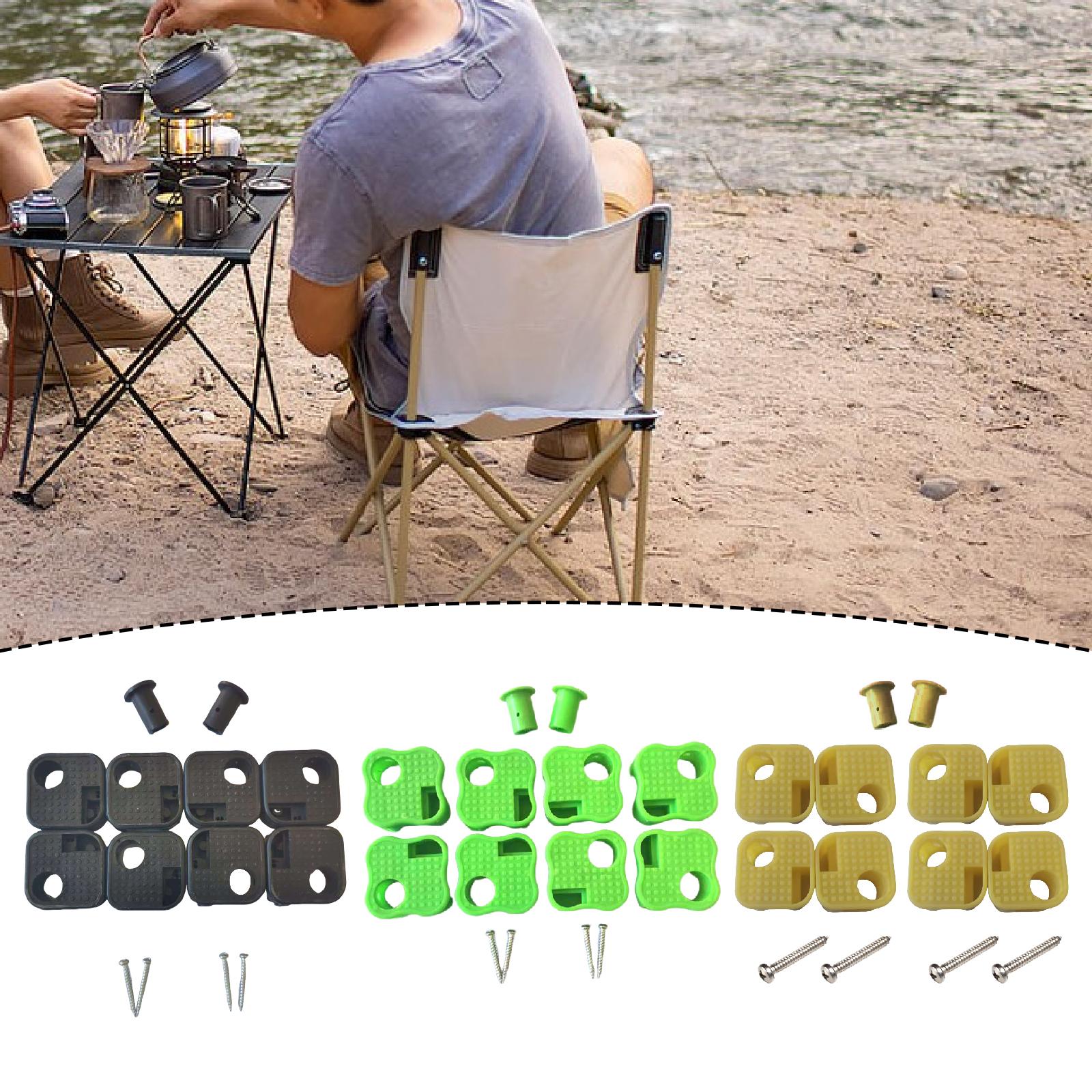 8 Peças de Pés de Reposição pa - Outdoor Camping Table And Chairs avaliação e preço
