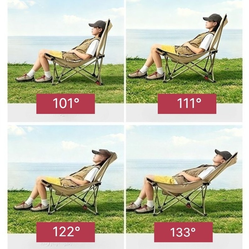 Cadeira Reclinável Acolchoada  - Outdoor Camping Lounge Chairs avaliação e preço