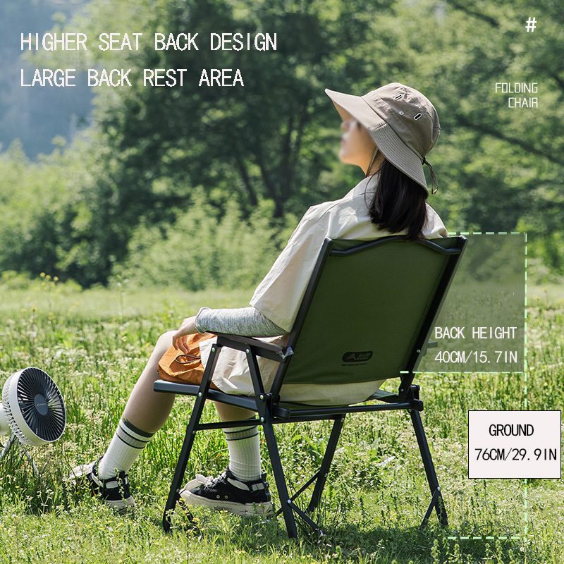 BISINNA Cadeira dobrável para  - Outdoor Camping Lounge Chairs avaliação e preço