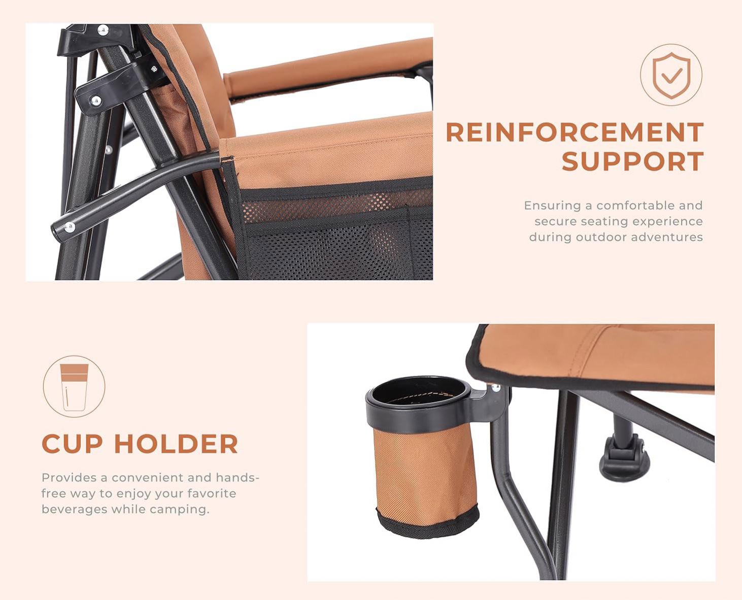 Cadeiras de Praia Portáteis de - Quality Outdoor Camping Chairs avaliação e preço