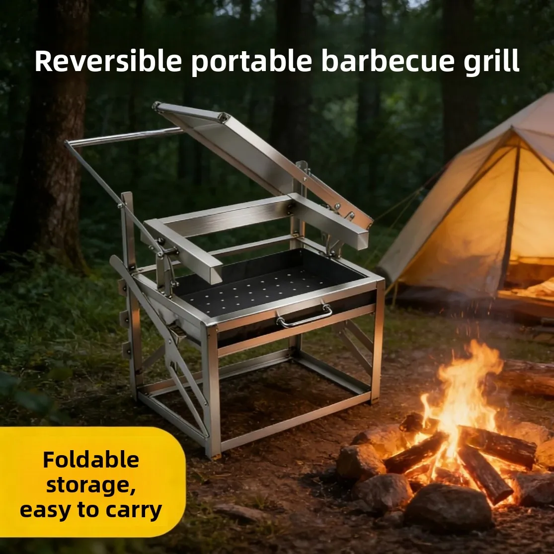Churrasqueira Durável com Rota - Outdoor Camping Oven avaliação e preço
