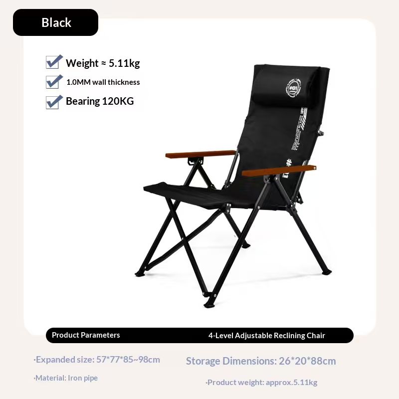 Cadeira de Praia Dobrável com  - Outdoor Camping Lounge Chairs avaliação e preço