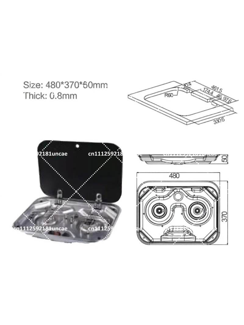 Fogão a Gás Duplo de Aço Inoxi - Outdoor Camping Stove Wood avaliação e preço
