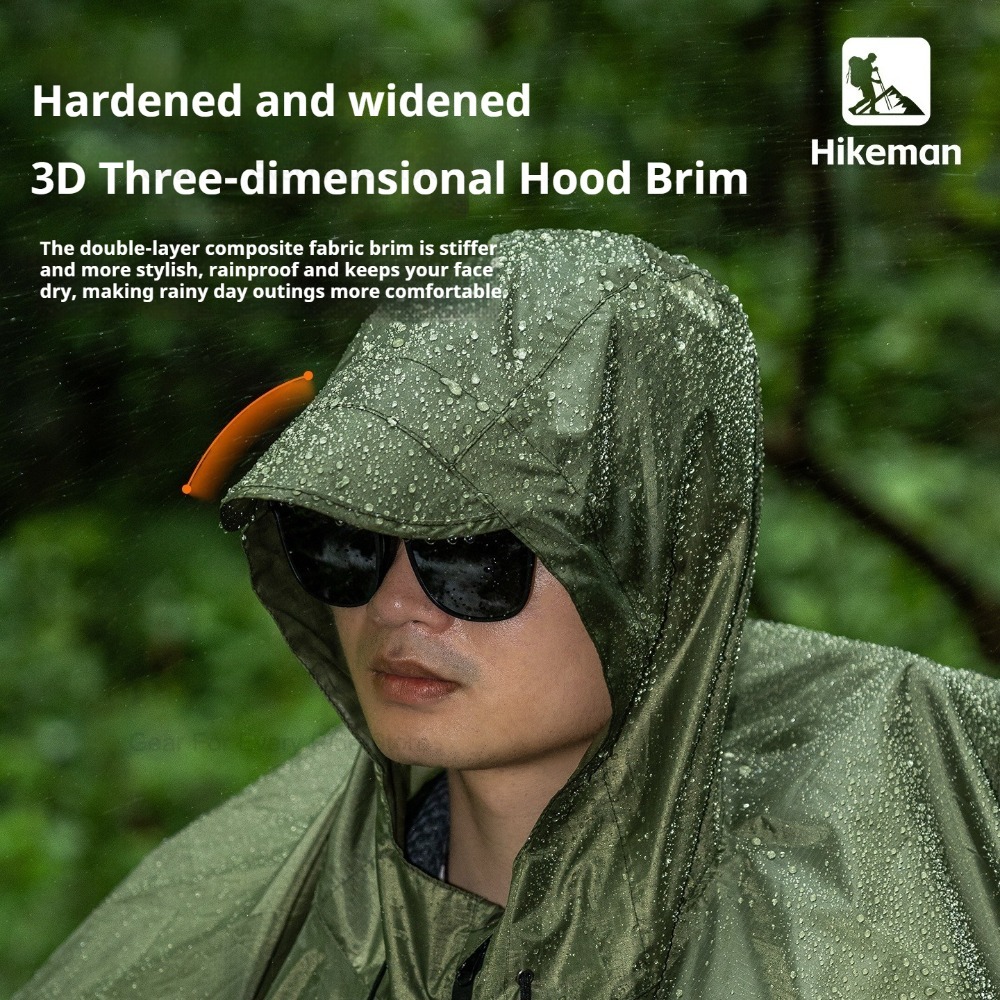 Capa de Chuva Ultraleve com Zí - Camping Rain Poncho avaliação e preço