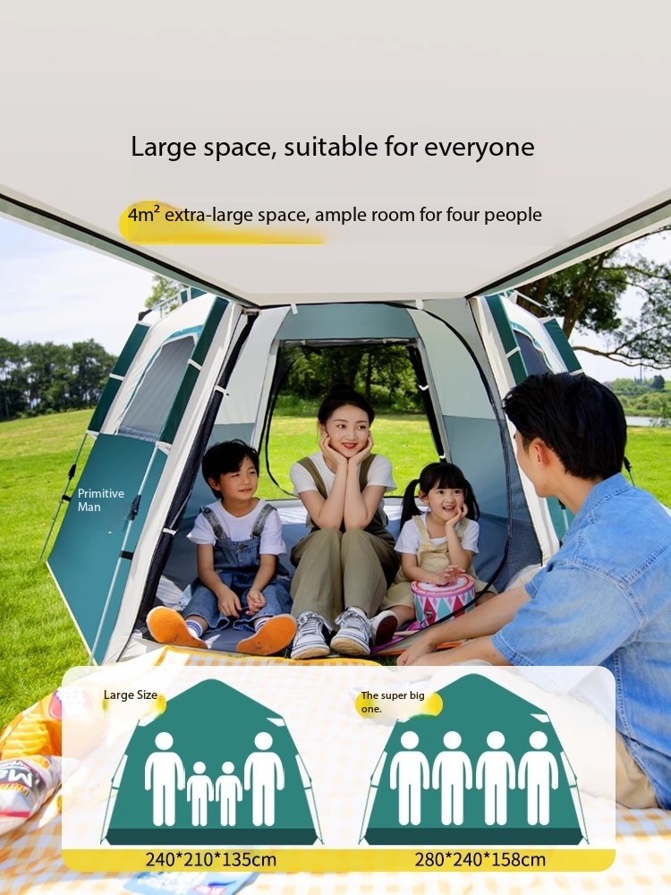 캠핑Tenda de equipamento de acam - Outdoor Camping Automatic Quick Opening Tent avaliação e preço