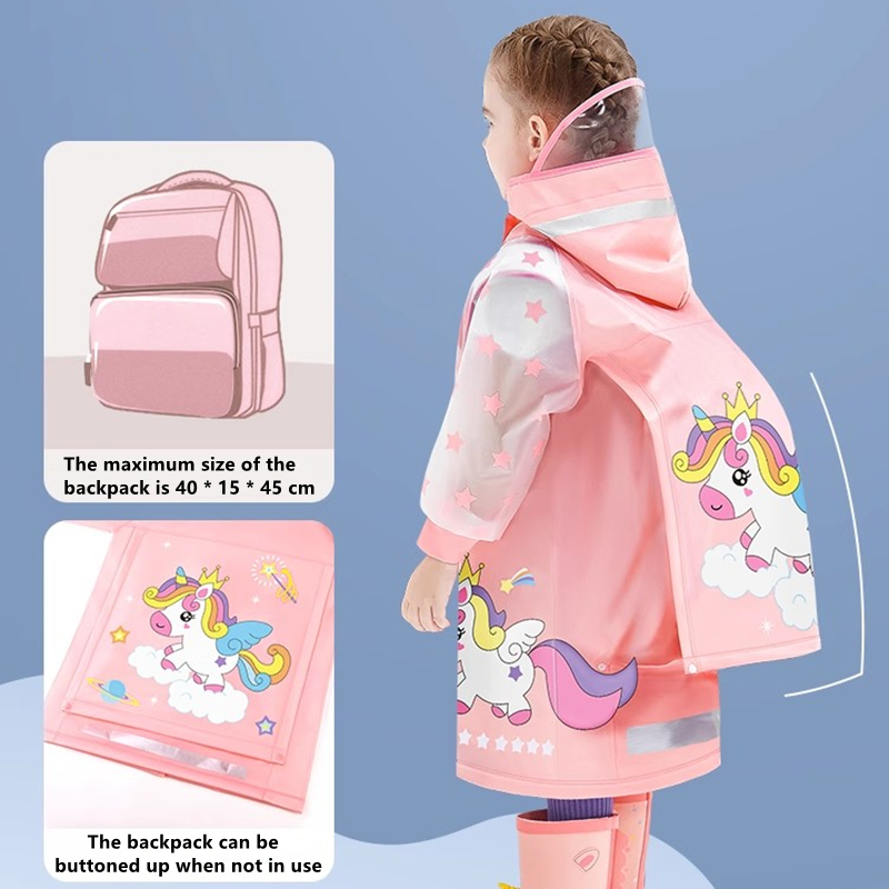 Crianças capa de chuva à prova - Camping Rain Poncho avaliação e preço