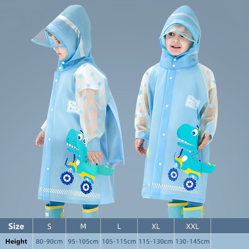 Crianças capa de chuva à prova - Camping Rain Poncho avaliação e preço