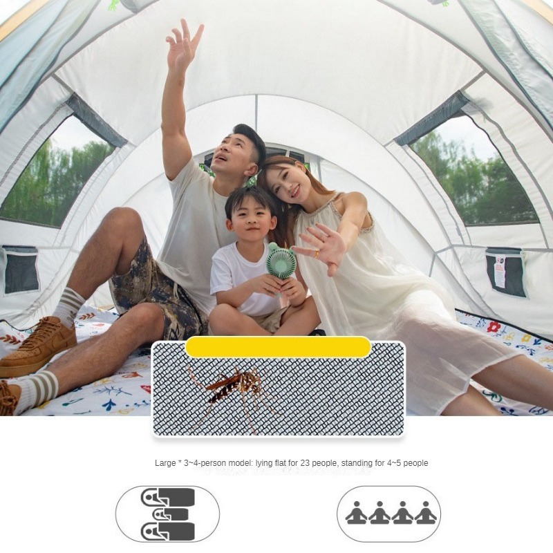 Barraca portátil dobrável impe - Outdoor Camping Automatic Quick Opening Tent avaliação e preço