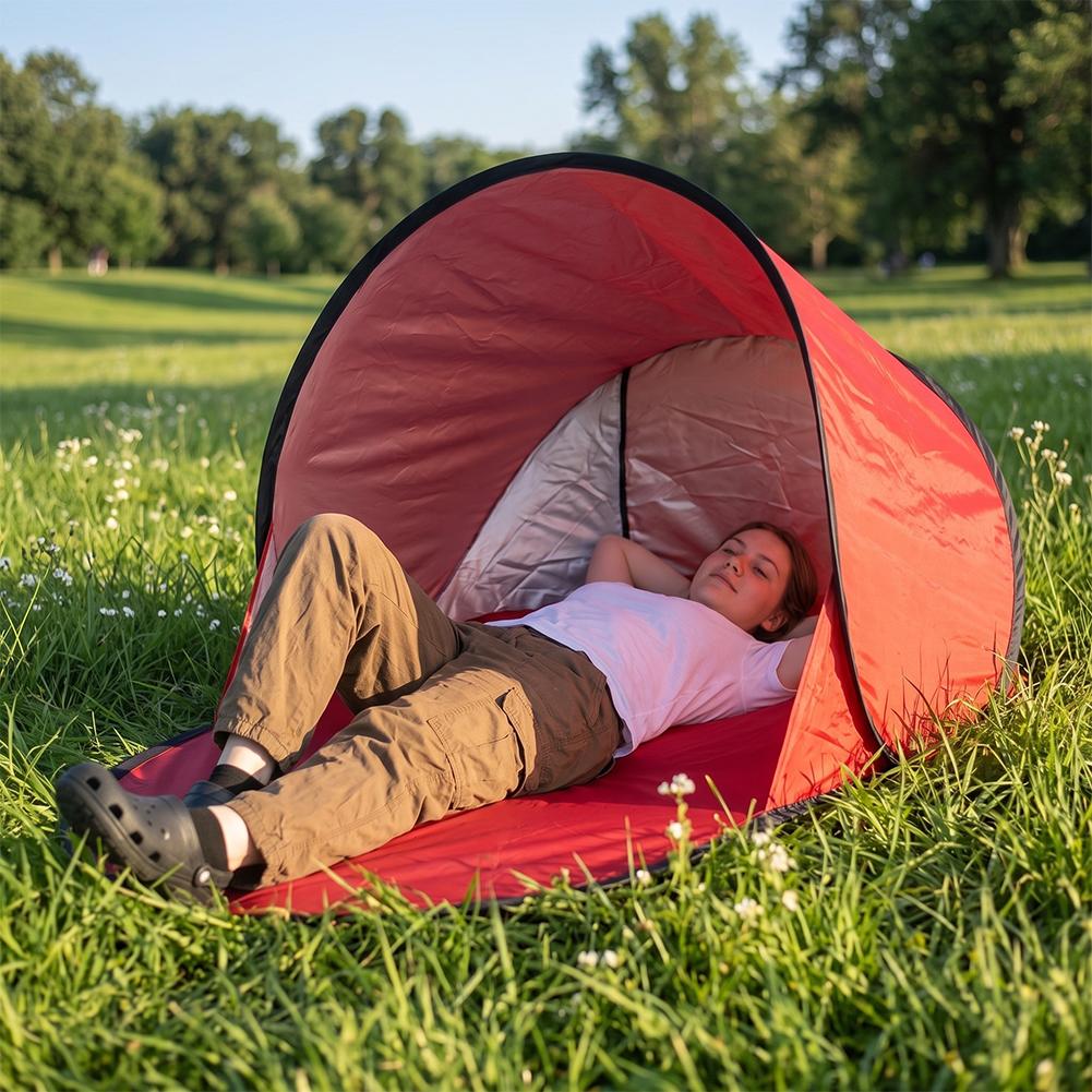 Tenda de praia pop-up com prot - Outdoor Camping Automatic Quick Opening Tent avaliação e preço