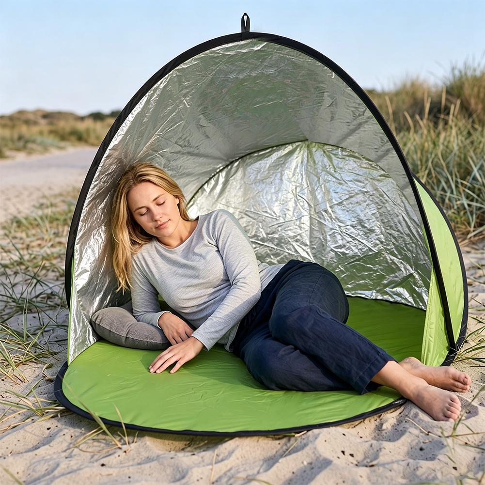 Tenda de praia pop-up com prot - Outdoor Camping Automatic Quick Opening Tent avaliação e preço