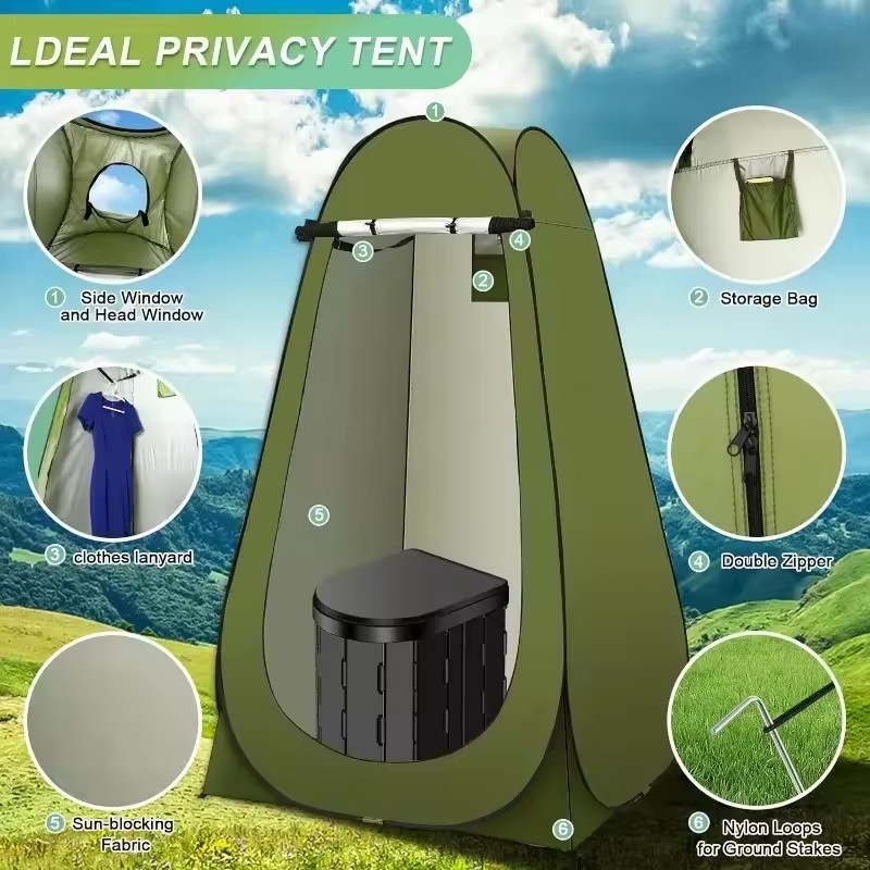 ‌ Abrigo de privacidade para b - Outdoor Camping Automatic Quick Opening Tent avaliação e preço