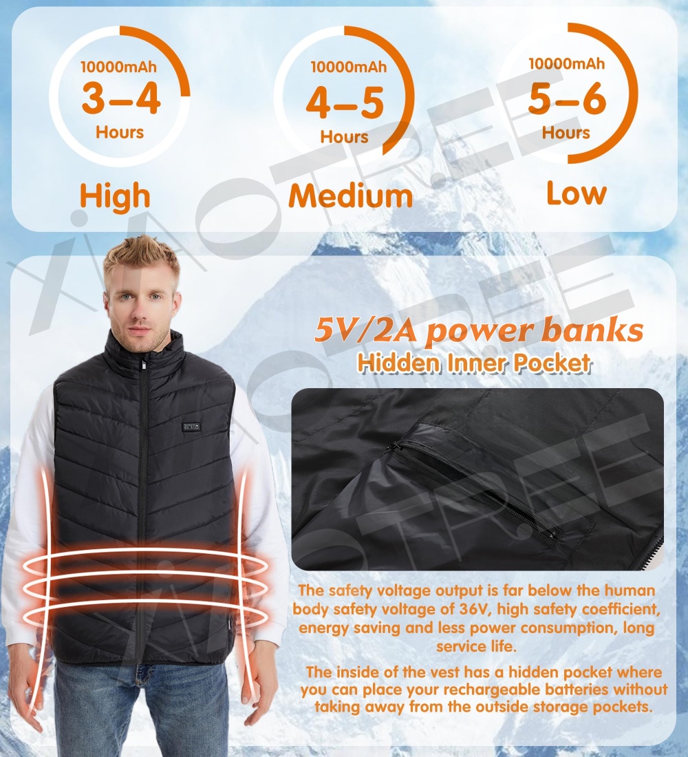 28/9 áreas colete aquecido jaq - Outdoor Camping Jacket avaliação e preço