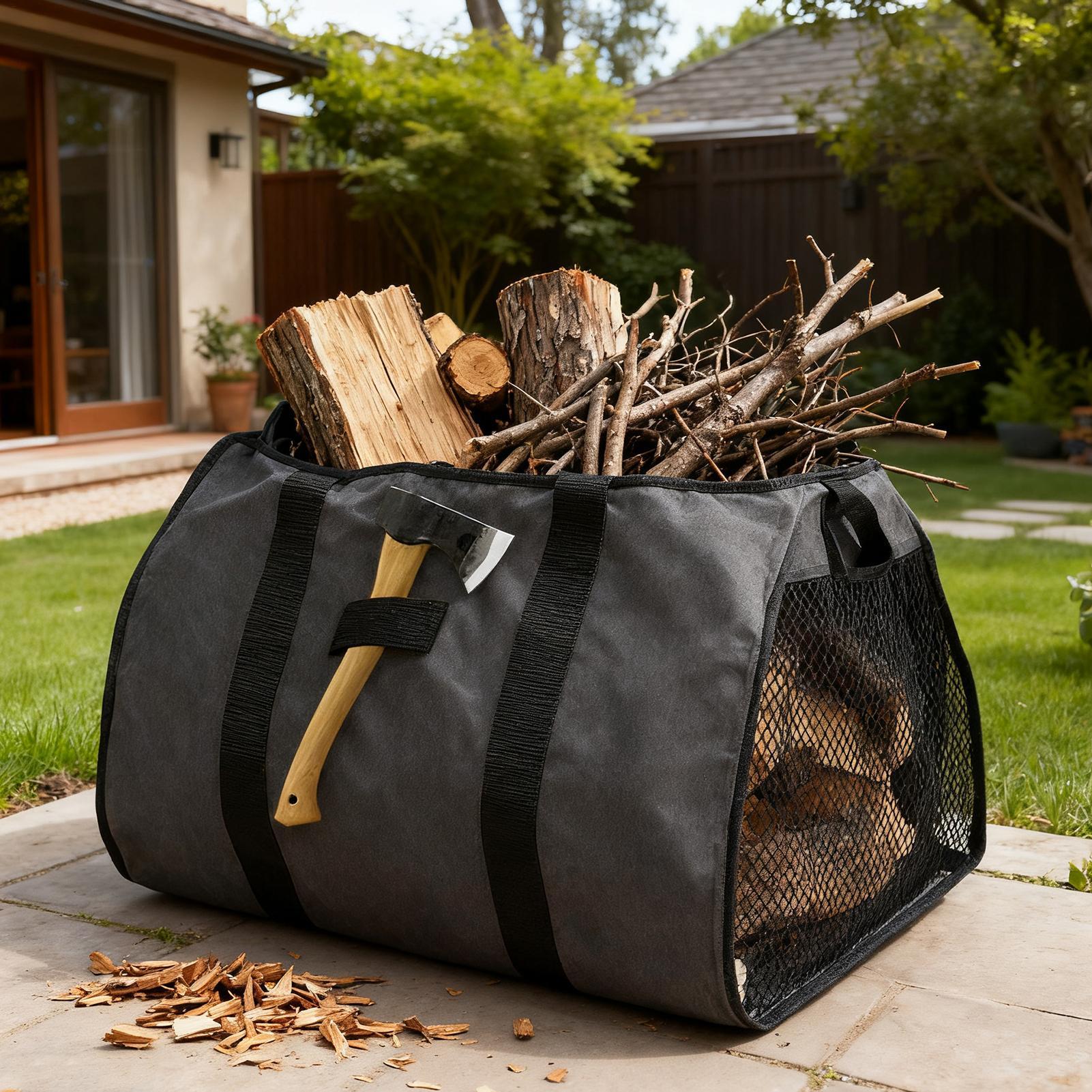 Transportador de lenha grande  - Outdoor Camping Stove Wood avaliação e preço