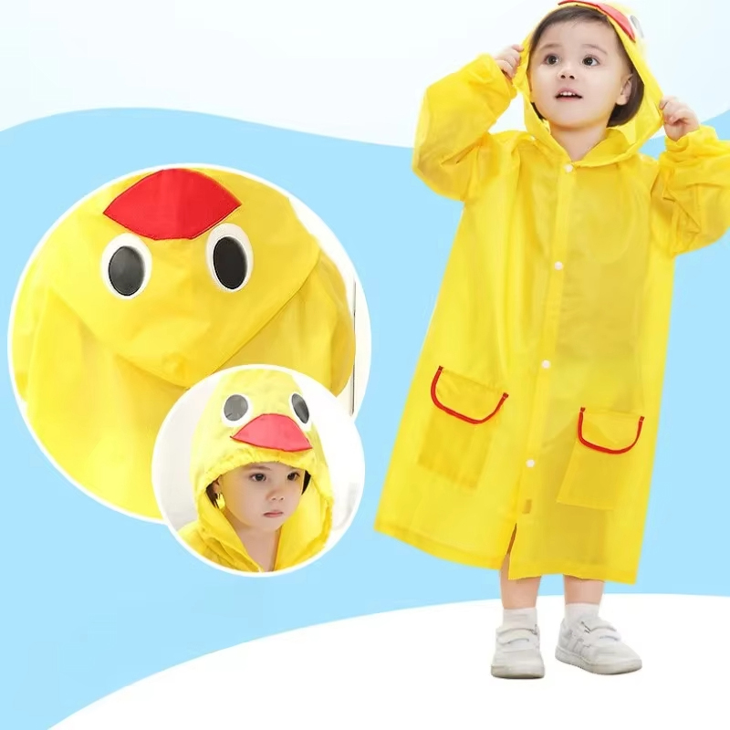 Cartoon Animal Style Raincoat  - Camping Rain Poncho avaliação e preço