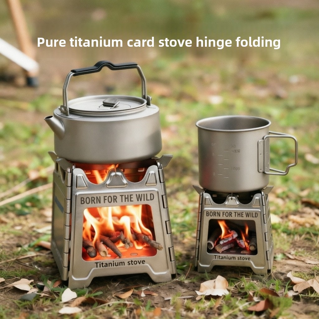 Fogão a Lenha Compacto e Dobrá - Outdoor Camping Stove Wood avaliação e preço
