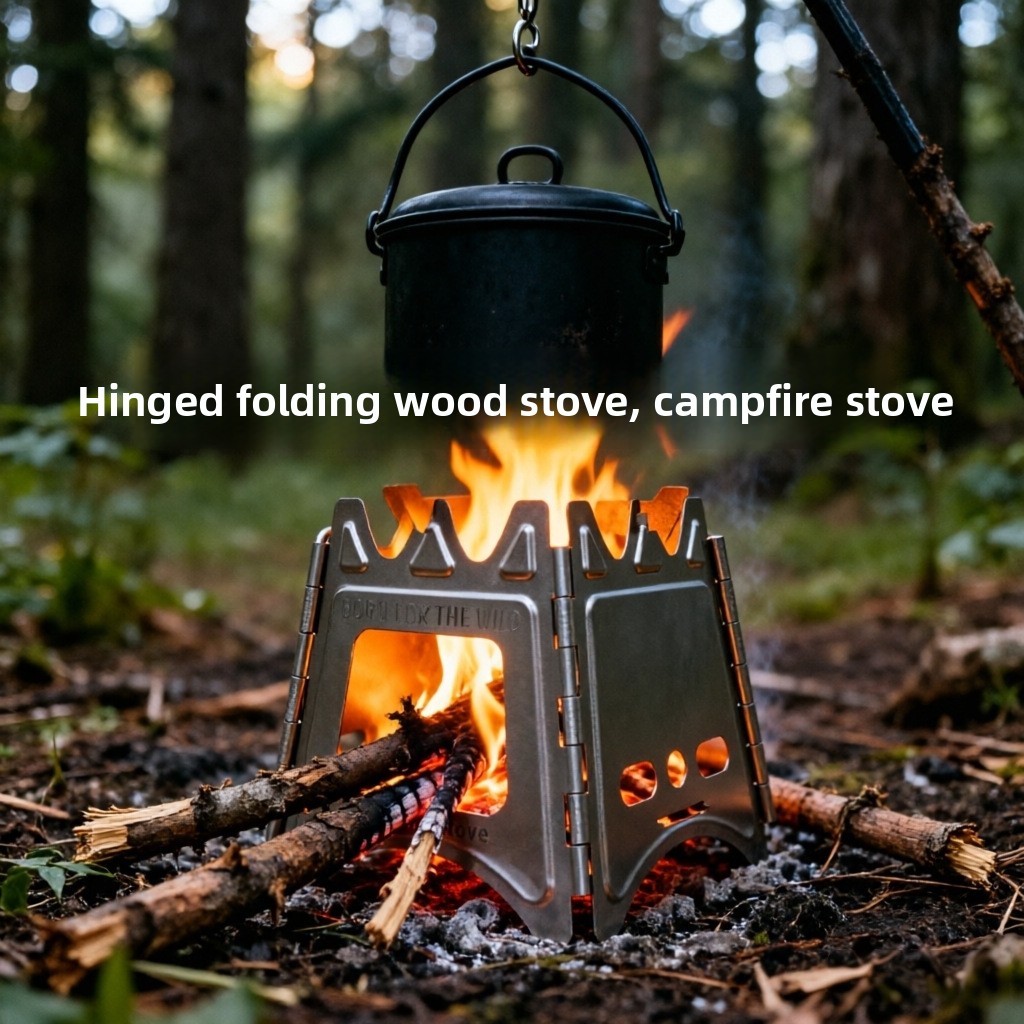 Fogão a Lenha Compacto e Dobrá - Outdoor Camping Stove Wood avaliação e preço