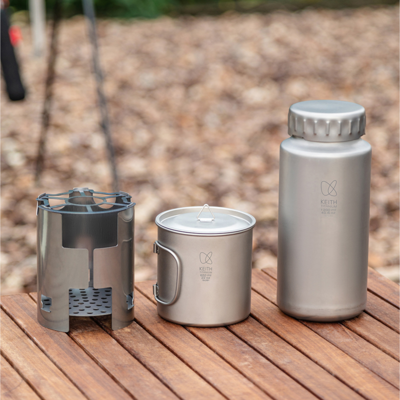 Conjunto de Camping KEITH em T - Outdoor Camping Stove Wood avaliação e preço