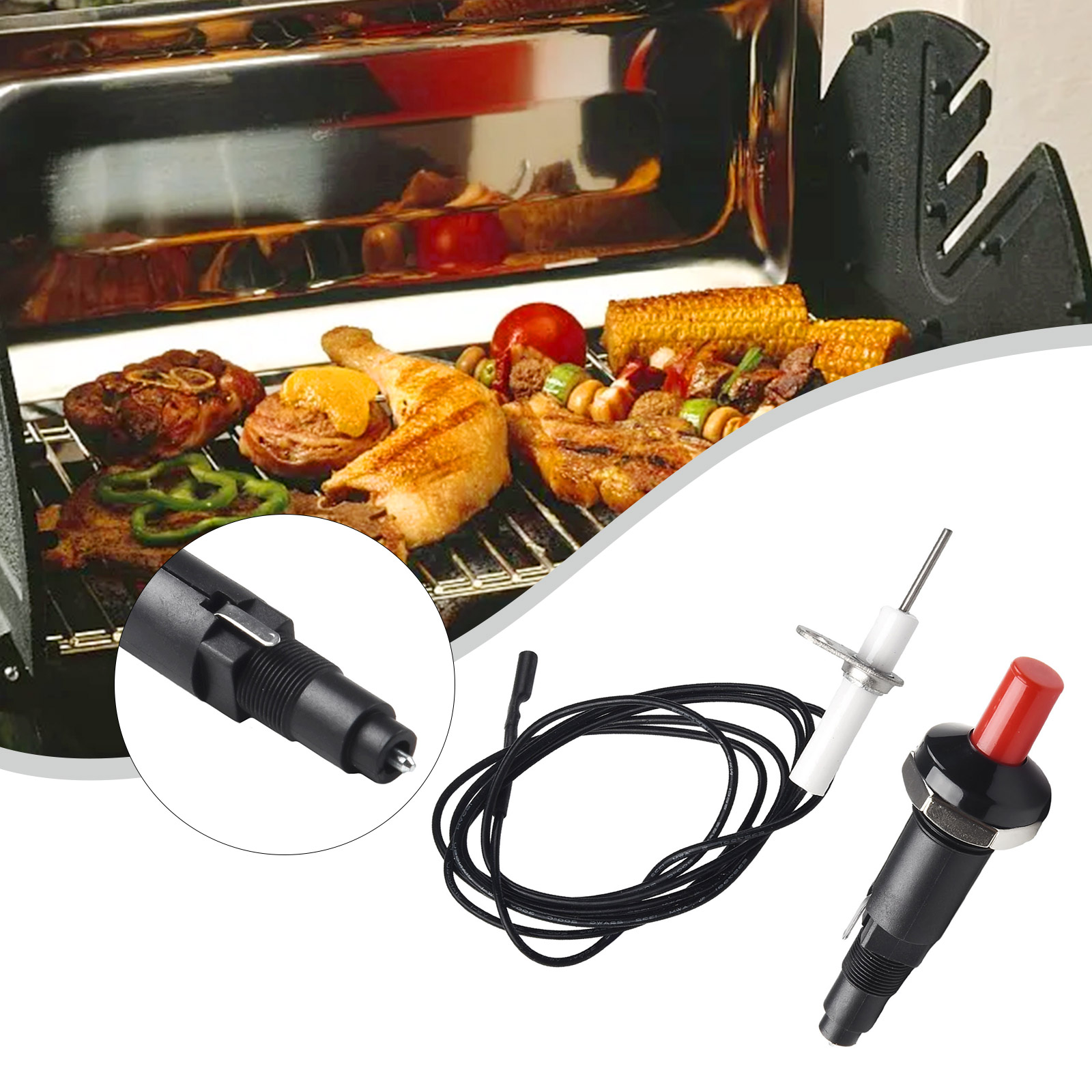 Botão piezo ignição com cabo k - Outdoor Camping Oven avaliação e preço
