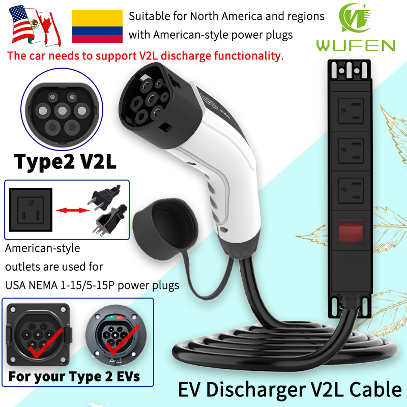 Wufen portátil tipo 2 v2l cabo - Outdoor Camping Vehicle avaliação e preço