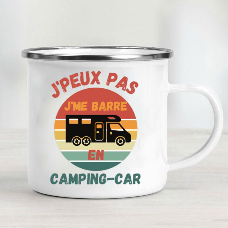 Caneca de Esmalte para Caravan - Outdoor Camping Ideas avaliação e preço