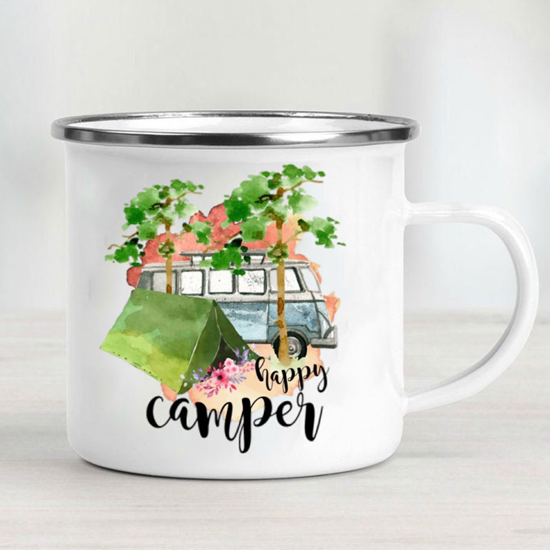 Caneca de Esmalte para Caravan - Outdoor Camping Ideas avaliação e preço