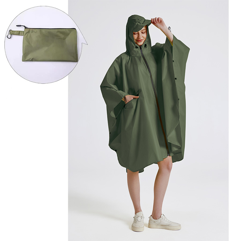 Mulheres respirável capa de ch - Camping Rain Poncho avaliação e preço