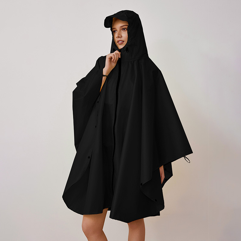 Mulheres respirável capa de ch - Camping Rain Poncho avaliação e preço