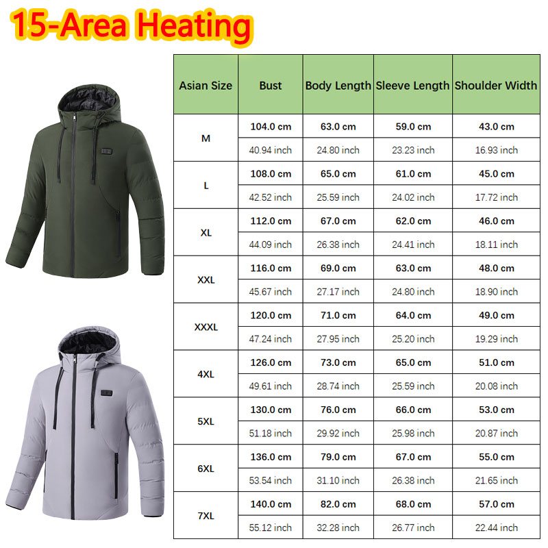 Huelora 11 área jaqueta aqueci - Outdoor Camping Jacket avaliação e preço