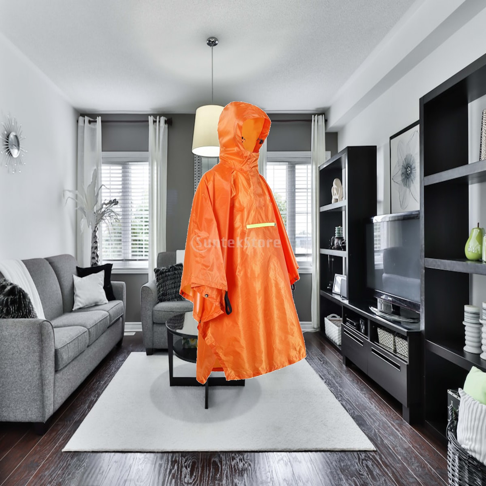 Jaqueta de Ciclismo Impermeáve - Camping Rain Poncho avaliação e preço